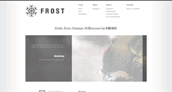 Desktop Screenshot of frostworks.ch